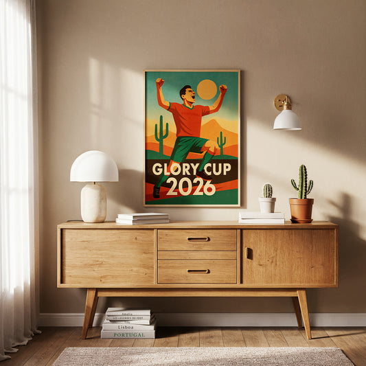 Poster Glory Cup 2026 TifoArt - Coupe du Monde Portugal