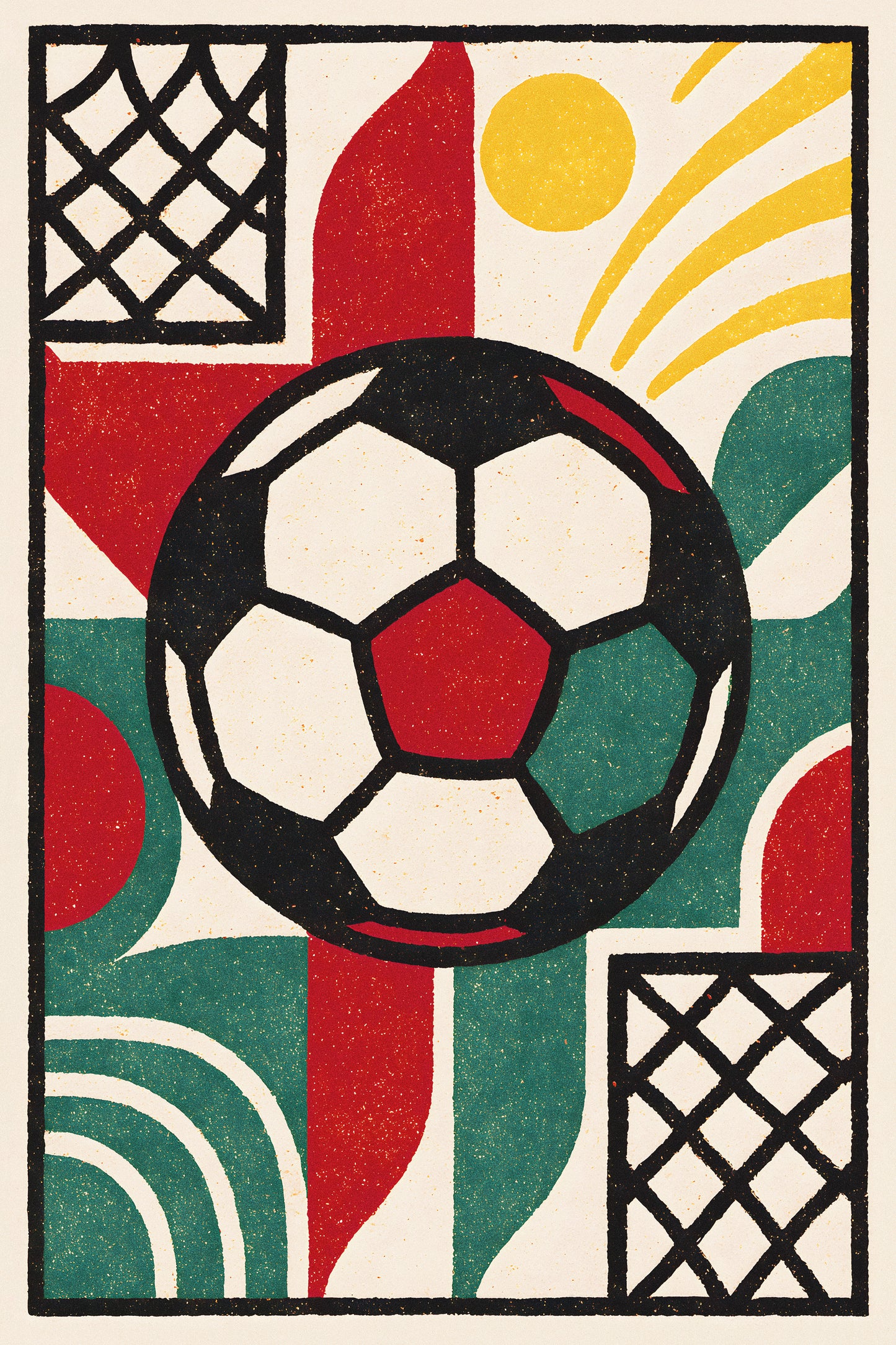 Poster "Futebol Popular"
