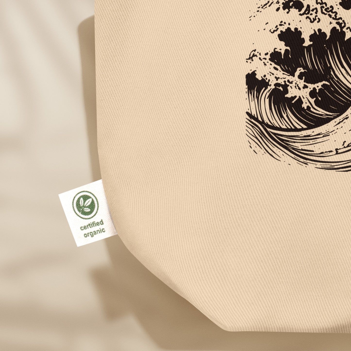 Label coton bio certifié GOTS OEKO-TEX vegan PETA sac Luso Onda TifoArt