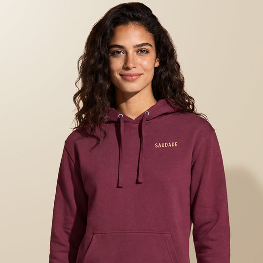 sweat capuche saudade vert hoodie culture portugaise design graphique portugal tifoart
