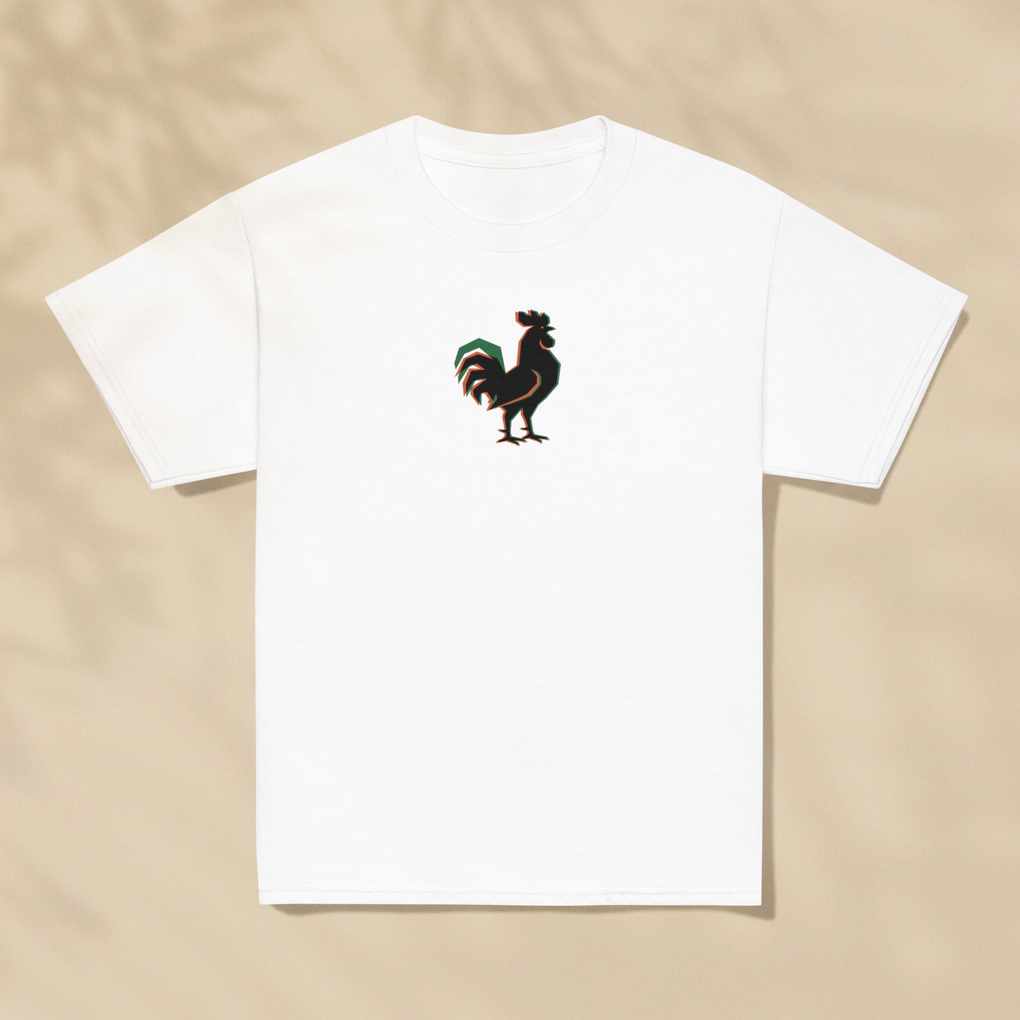T-shirt enfant Galo Coq de Barcelos imprimĂ© sur la poitrine, sĂ©rie SĂmbolos TifoArt