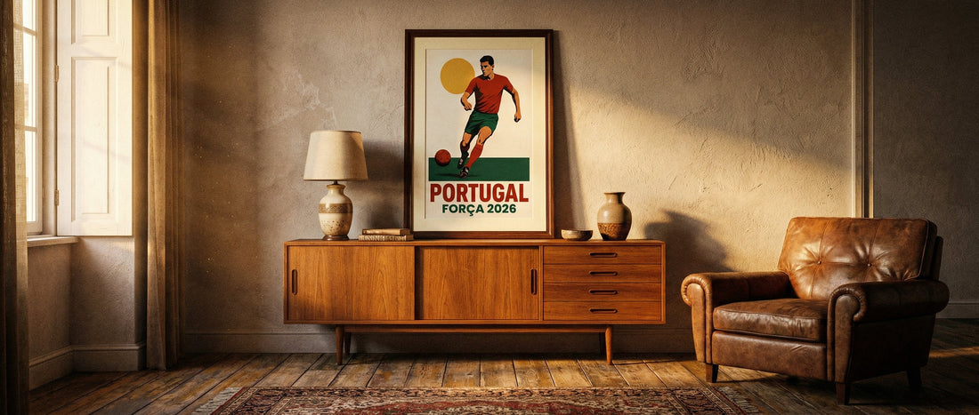 Poster Portugal Força 2026 TifoArt - Coupe du Monde 2026