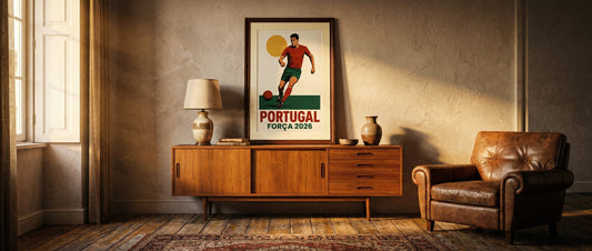 Poster Portugal Força 2026 TifoArt - Coupe du Monde 2026