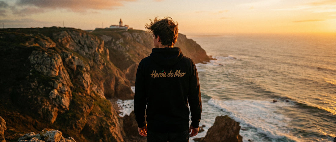 Hoodie Heróis do Mar noir culture portugaise - vêtement culture portugaise - TifoArt