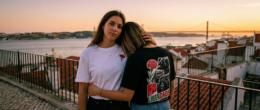 T-shirt Liberdade — Révolution des Œillets Portugal | TifoArt