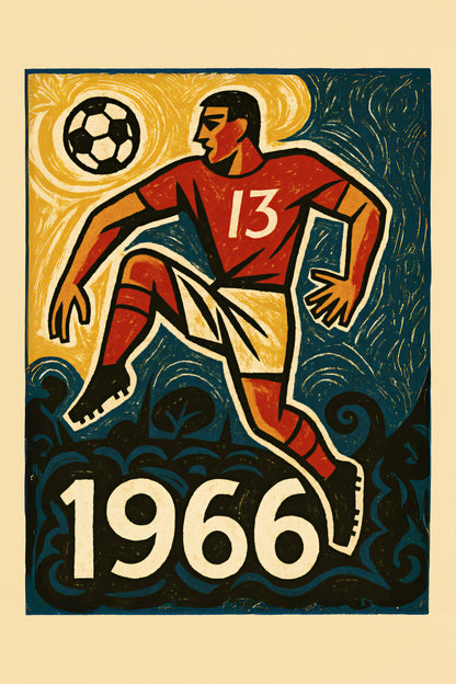 Poster “Eusébio 1966”