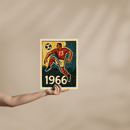 Poster “Eusébio 1966”