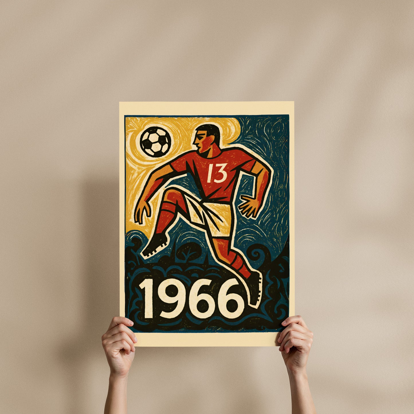 Poster “Eusébio 1966”