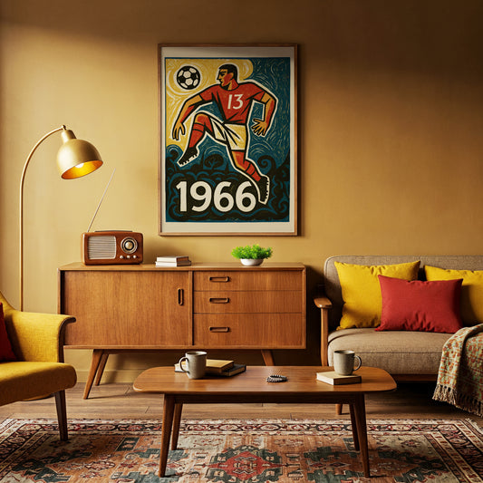 Poster “Eusébio 1966”