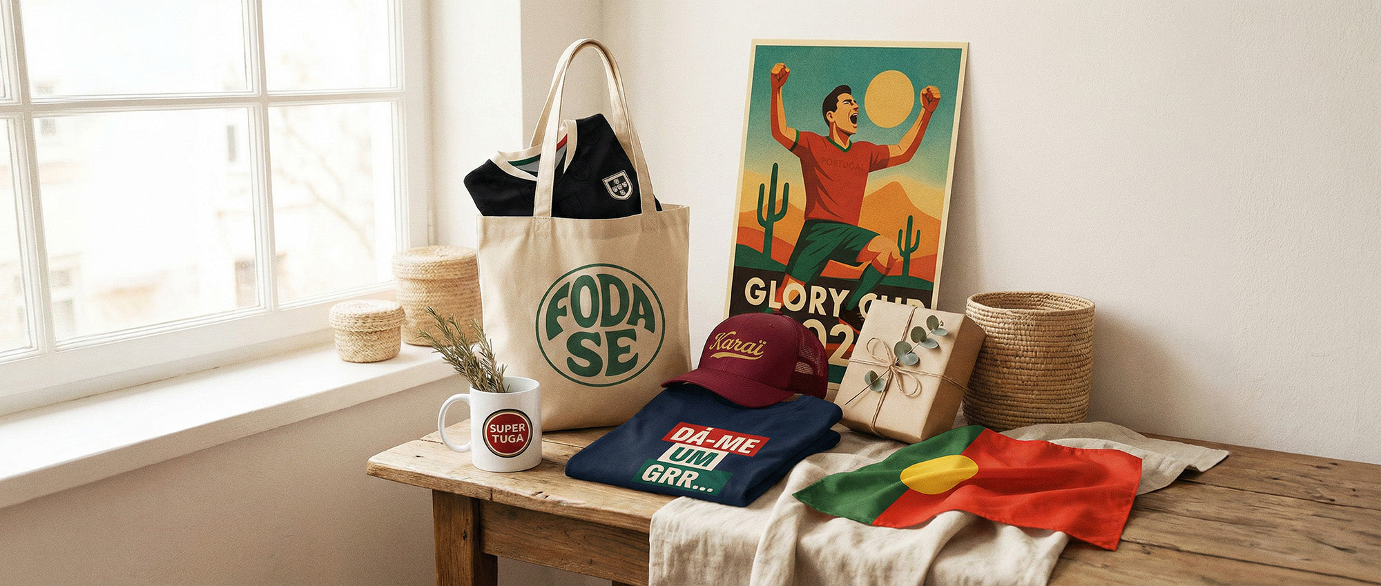 cadeaux portugais t shirts mug sac accessoires portugal lifestyle idée cadeau portugal