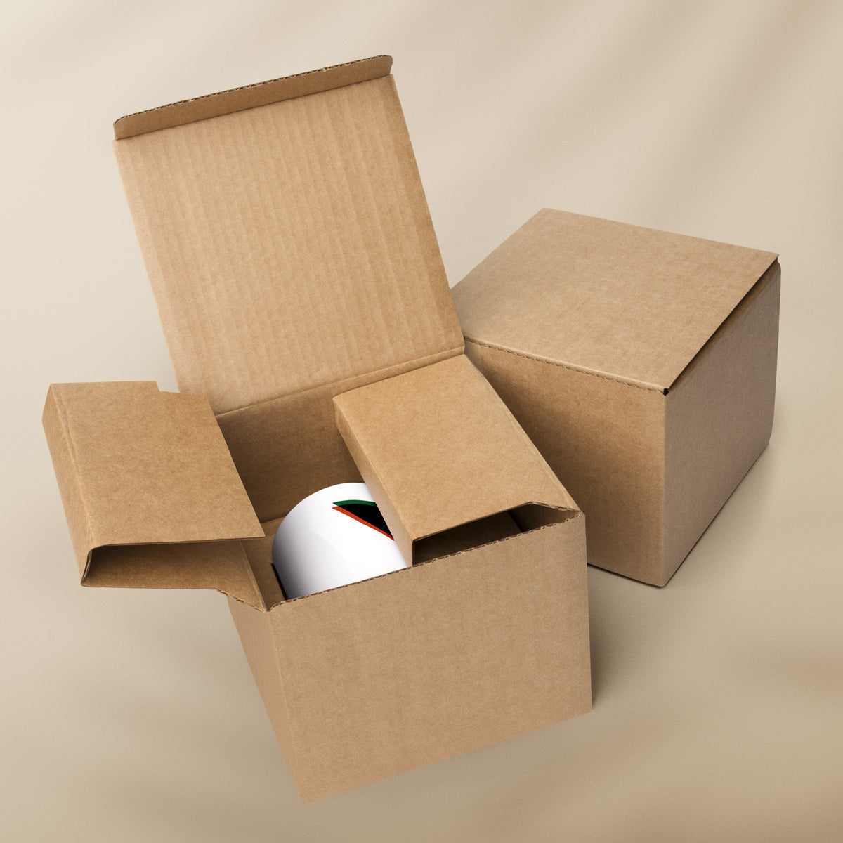 Mug Andorinha TifoArt dans son carton d'emballage kraft