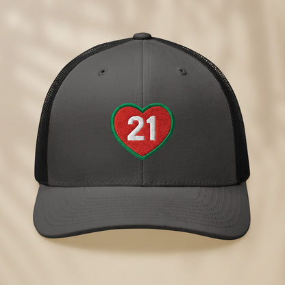 Casquette Trucker brodée “21”