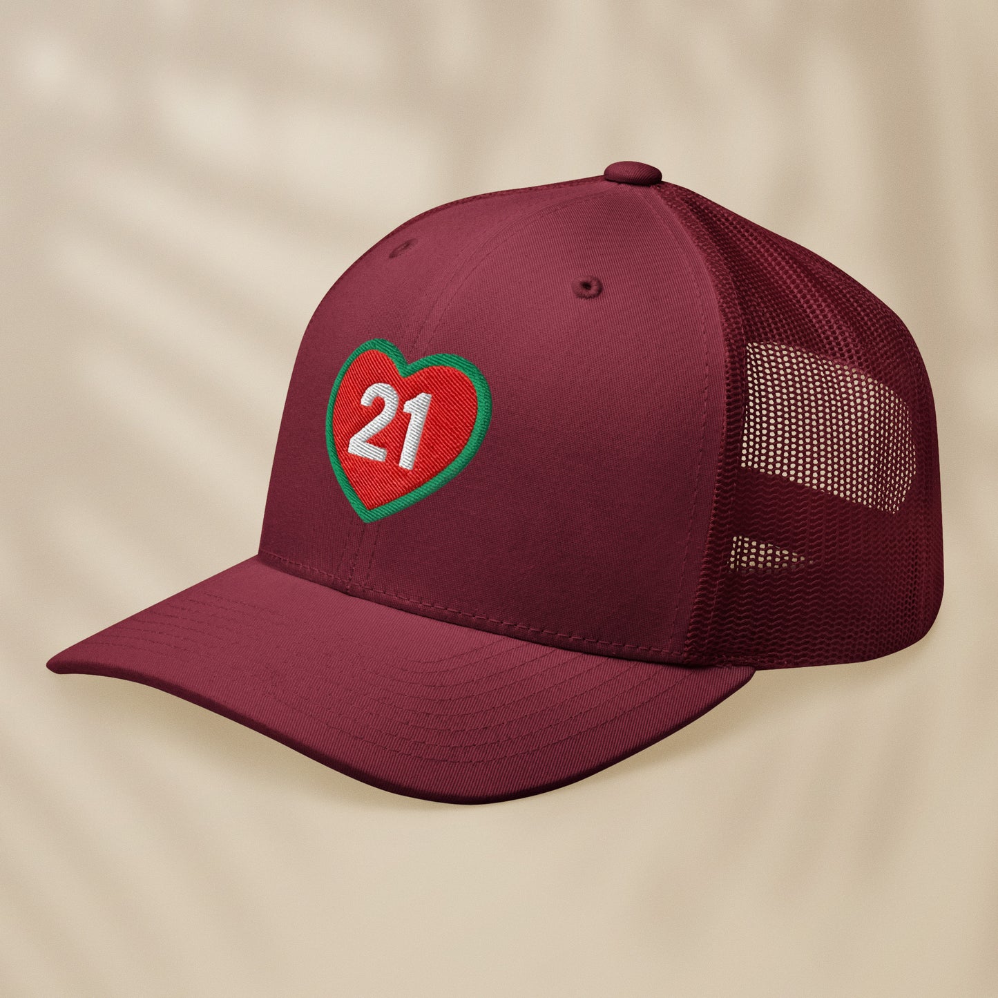 Casquette Trucker brodée “21”