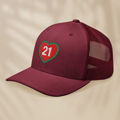 Casquette Trucker brodée “21”