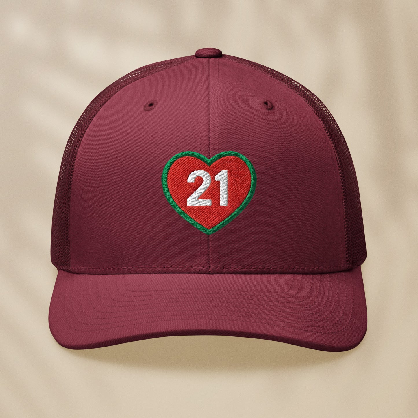 Casquette Trucker brodée “21”