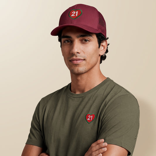Casquette Trucker brodée “21”