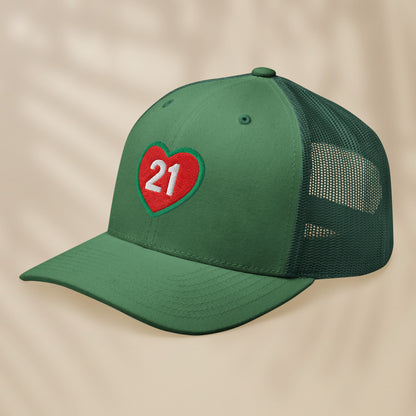 Casquette Trucker brodée “21”