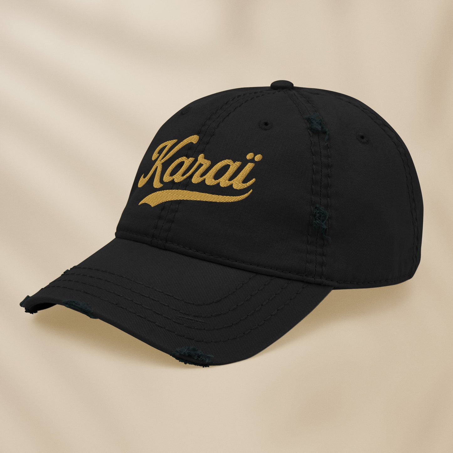 Casquette effet usé “Karai”