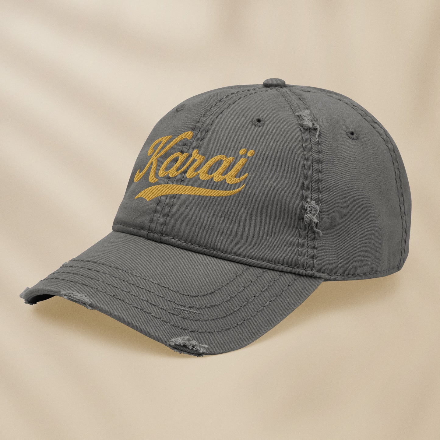 Casquette effet usé “Karai”