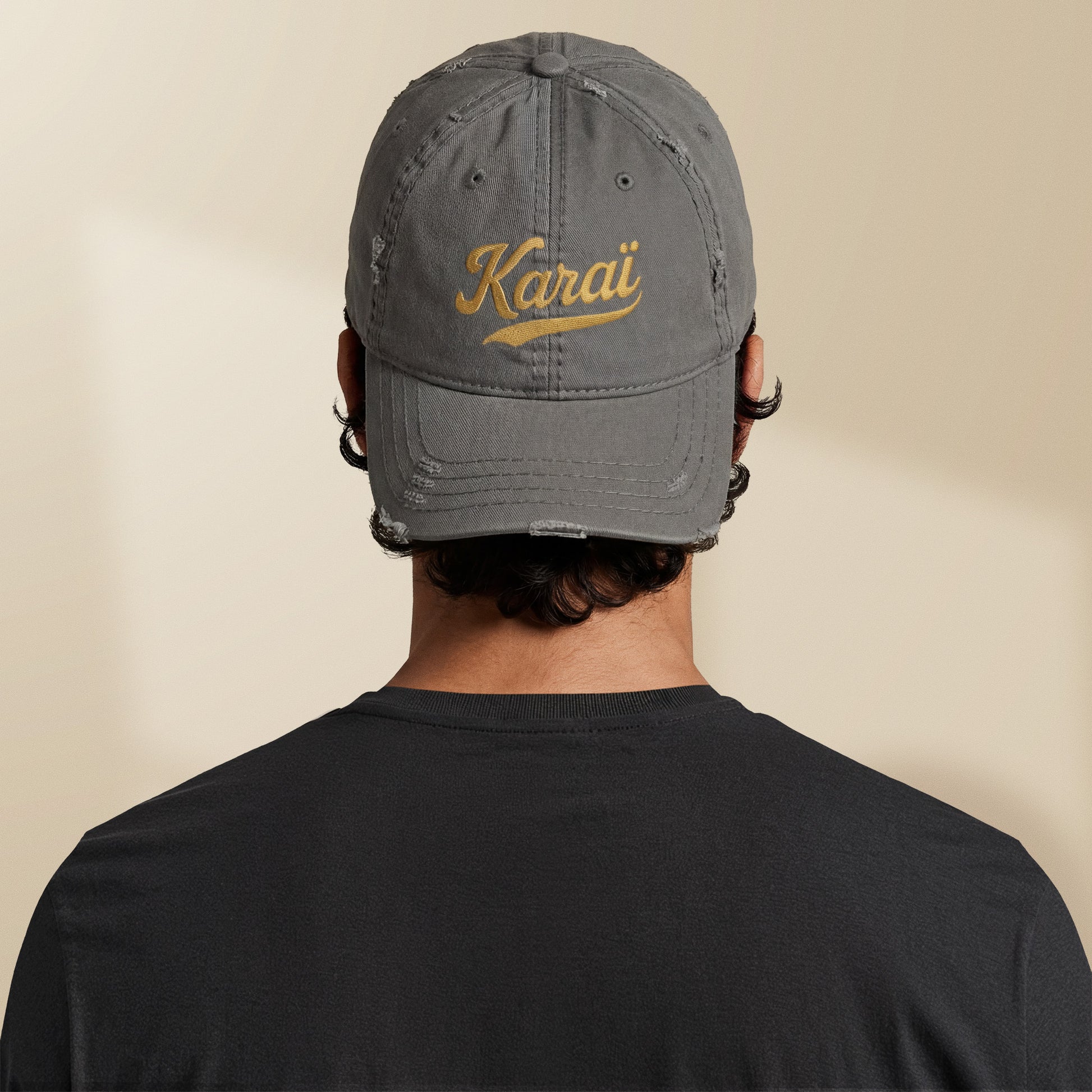 Casquette effet usé Karaï TifoArt - broderie Portugal