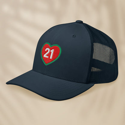 Casquette Trucker brodée “21”