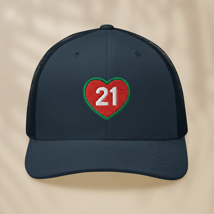 Casquette Trucker brodée “21”