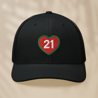 Casquette Trucker brodée “21”