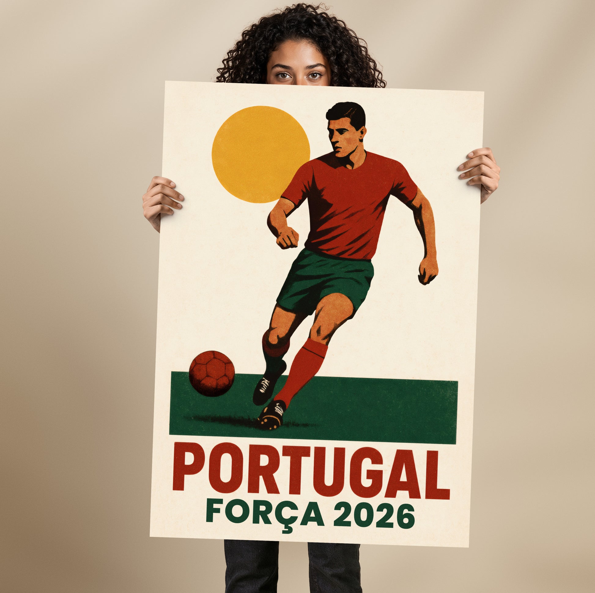 Poster “Portugal Força 2026” - vêtement culture portugaise - Tifoart