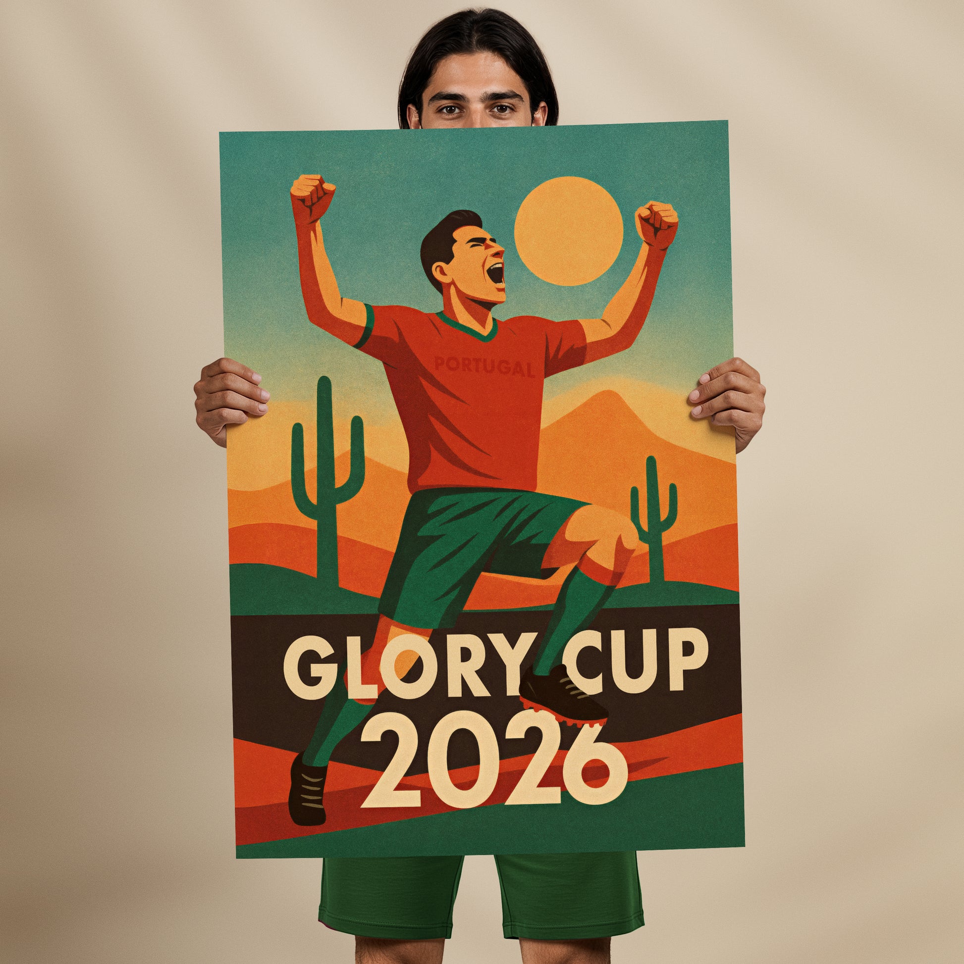 Poster "Glory Cup 2026" - vêtement culture portugaise - Tifoart