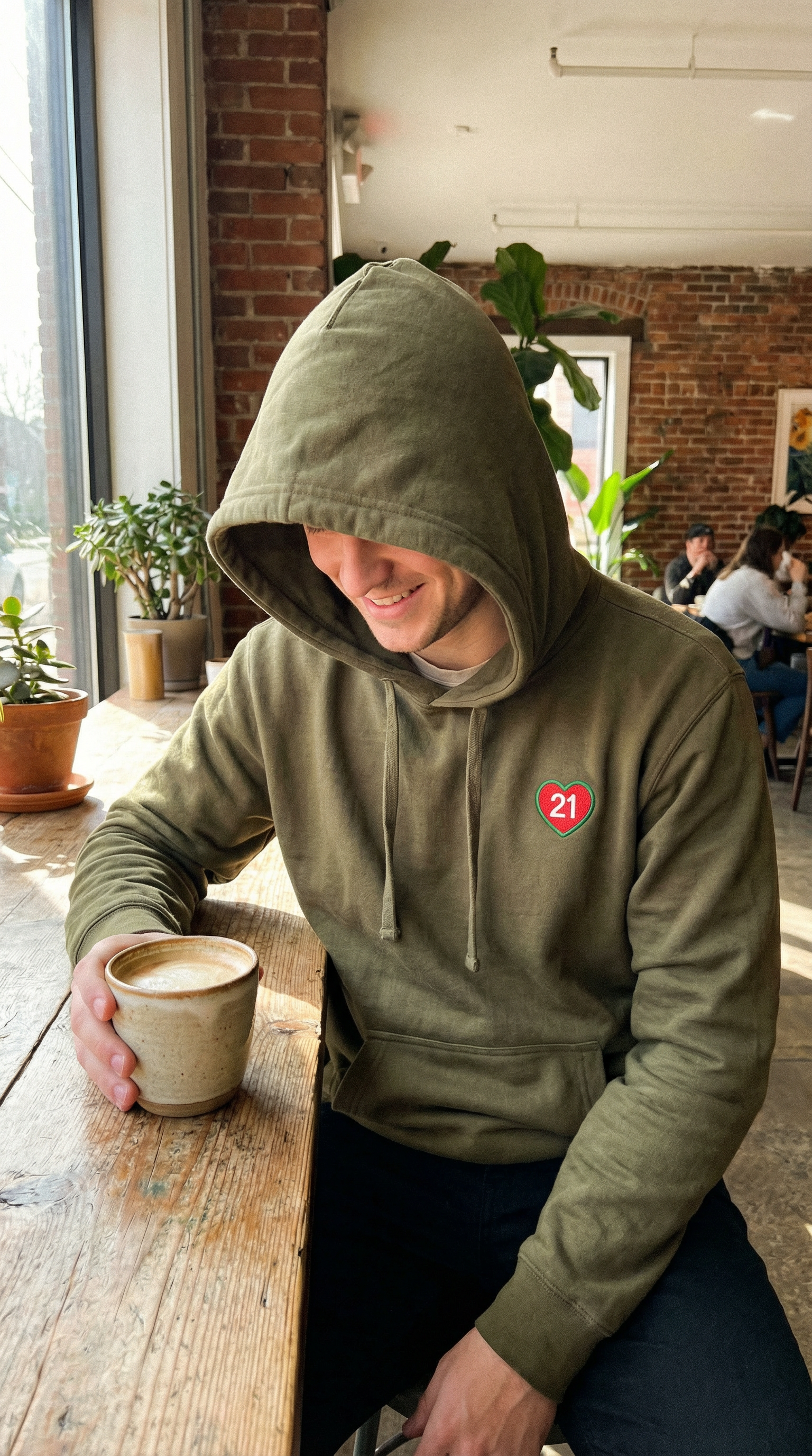 Sweat capuche brodé 21 TifoArt - culture portugaise