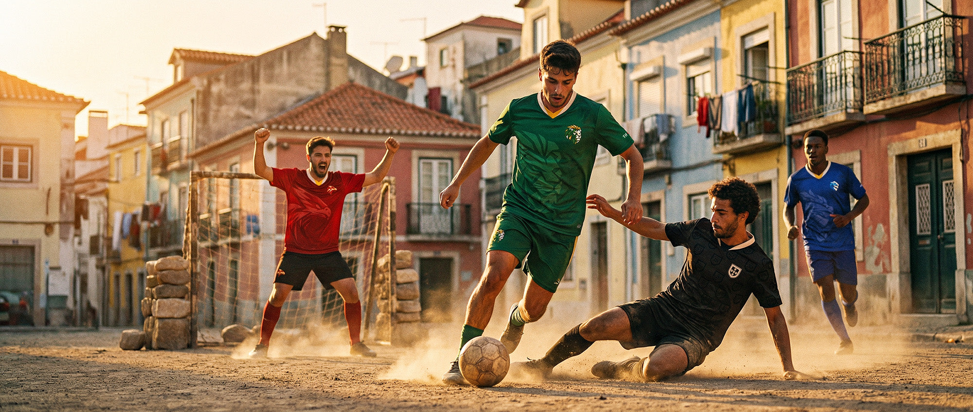 Maillots football Portugal TifoArt, designs exclusifs culture portugaise