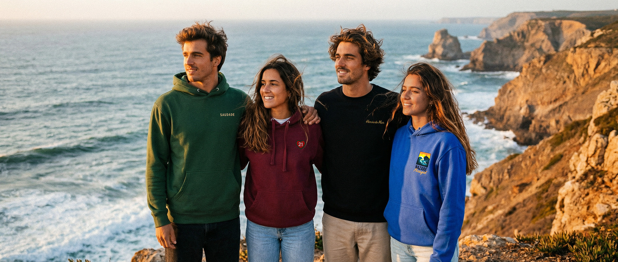 Sweats et hoodies Portugal TifoArt face à l'océan Atlantique, mode culture portugaise