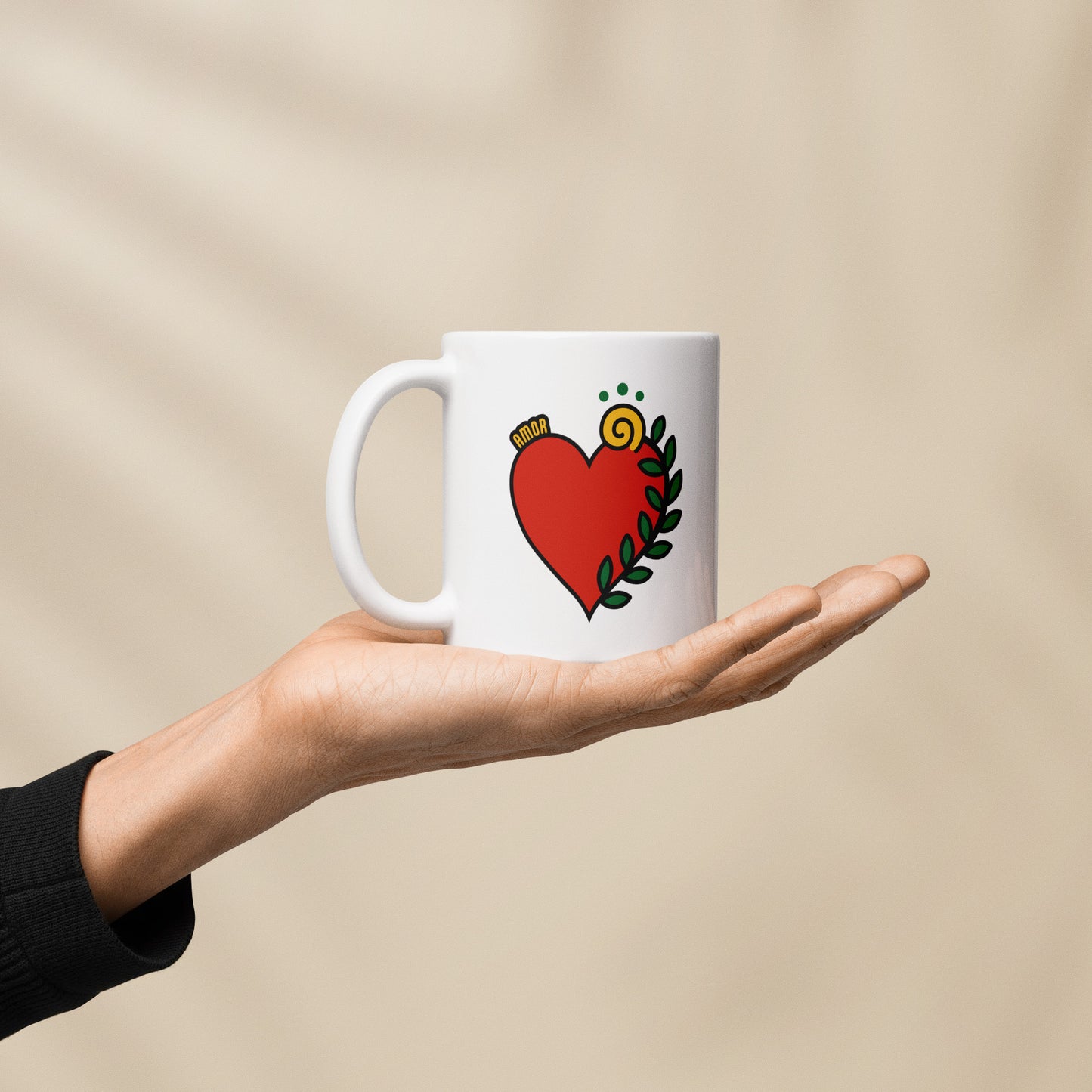 Mug céramique "Coração Amor"