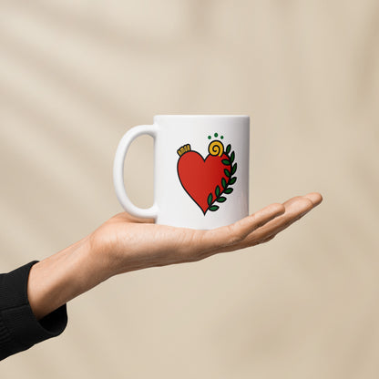 Mug céramique "Coração Amor"