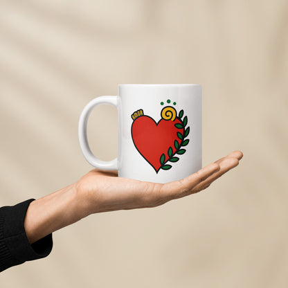 Mug céramique "Coração Amor"
