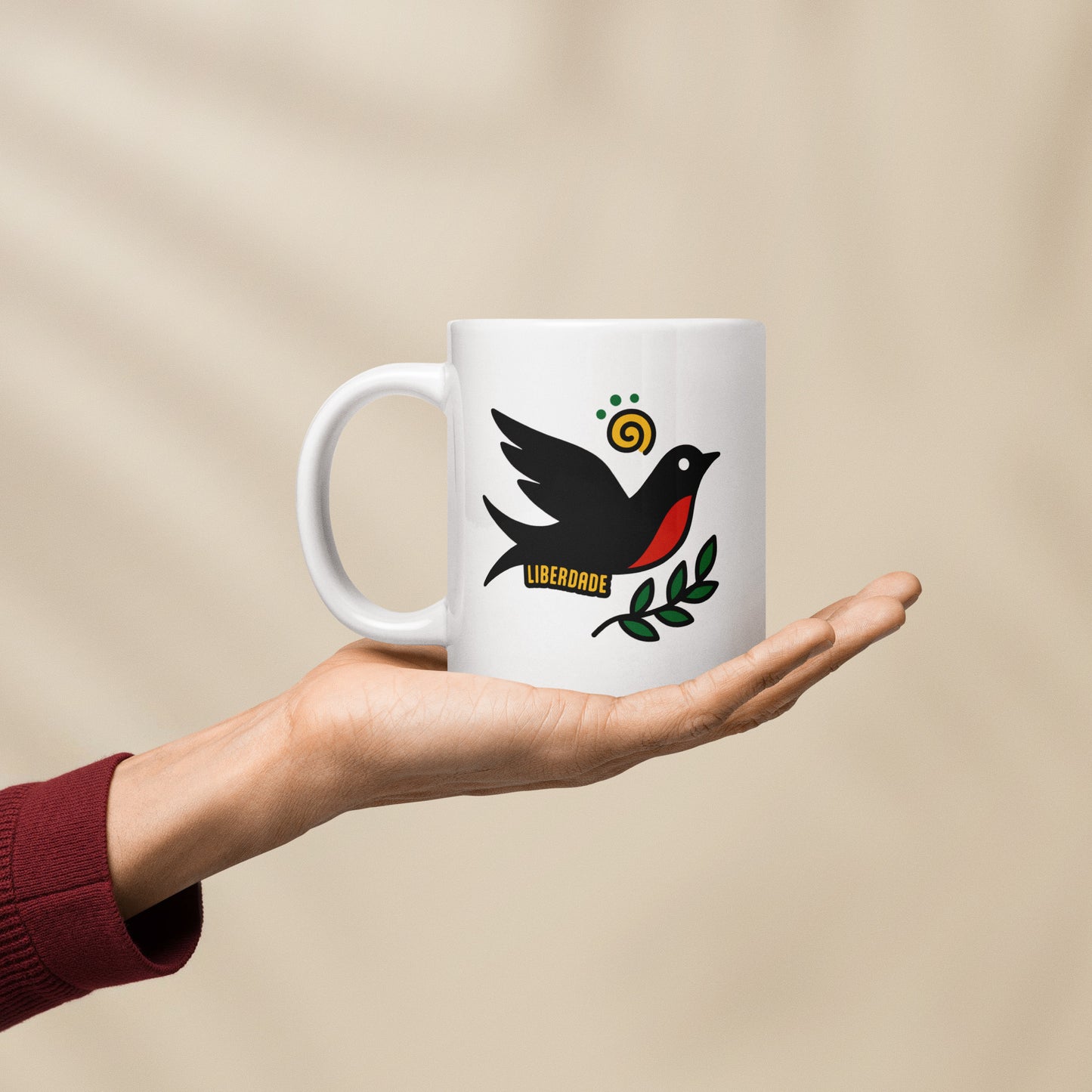 Mug céramique "Hirondelle Liberdade"