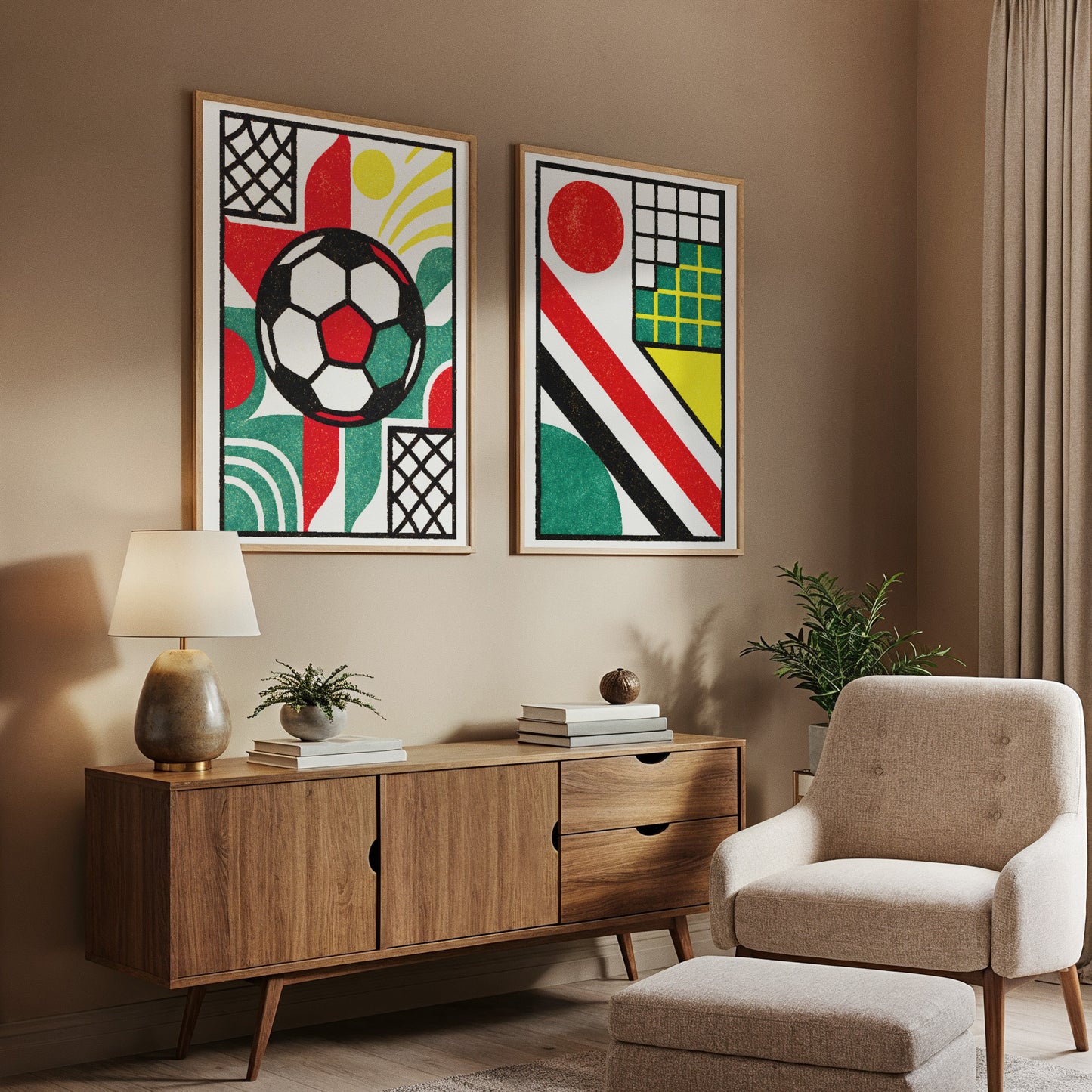 Pack Posters – Futebol & Formas