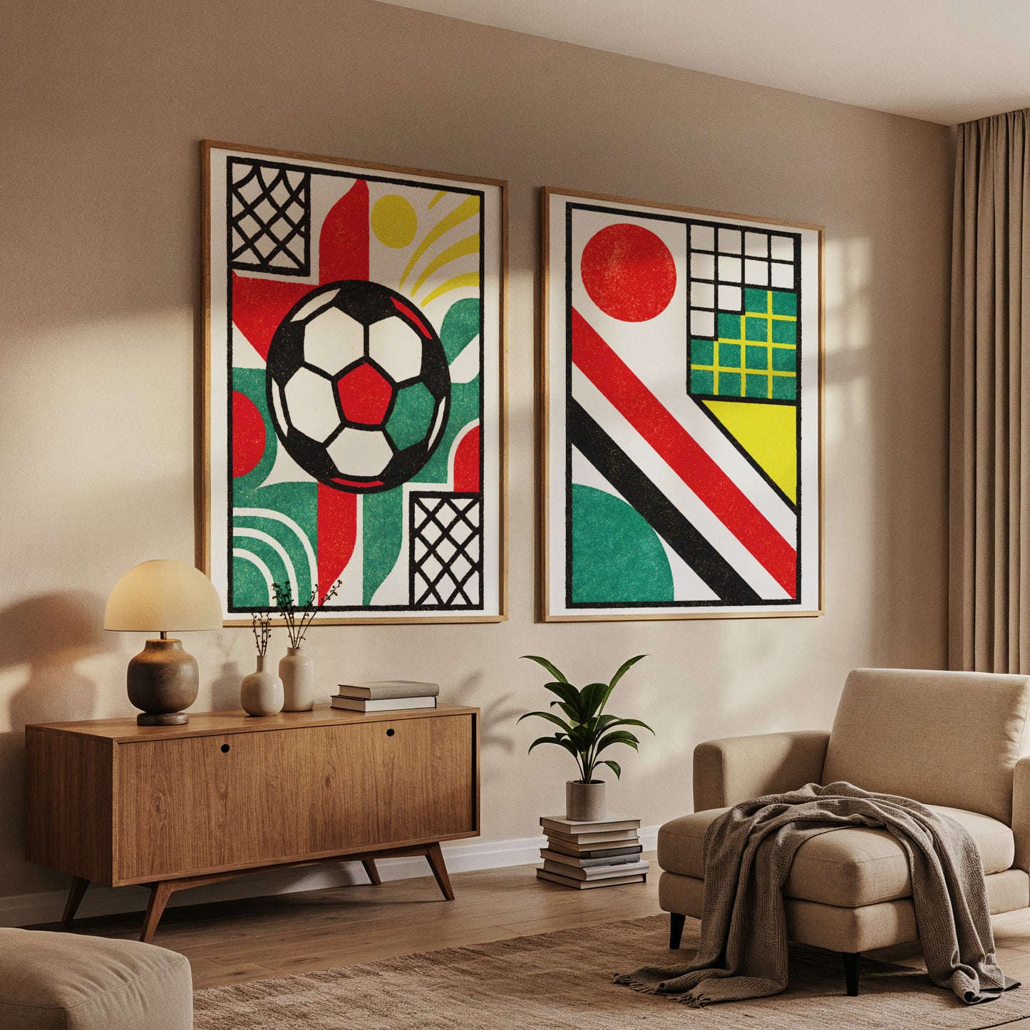 Pack Posters – Futebol & Formas