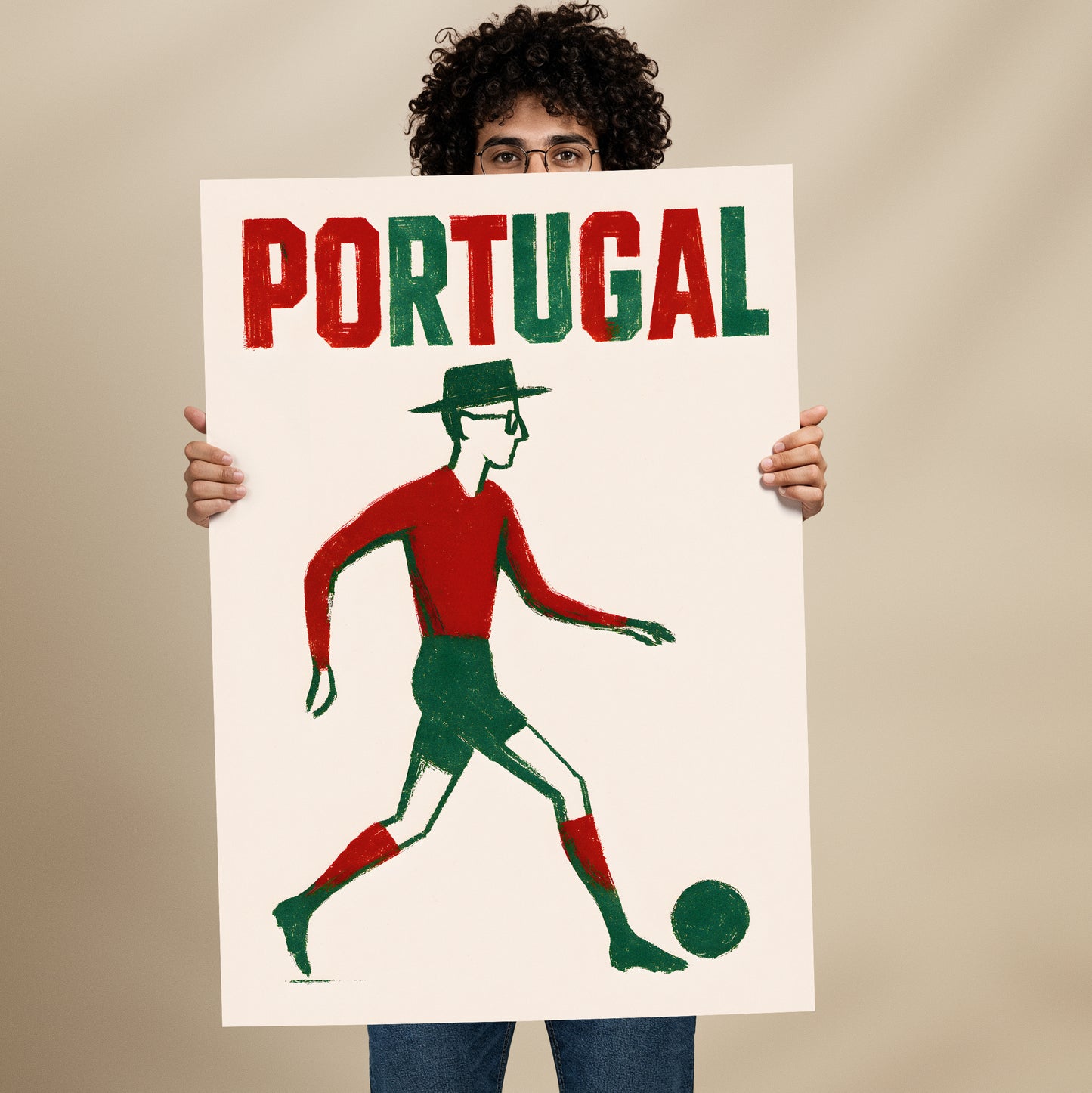 Poster “Pessoa en match”