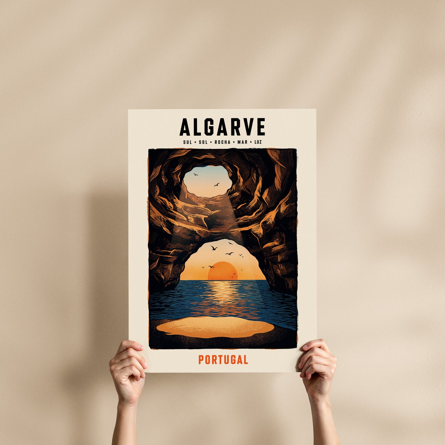Poster Algarve format 50x70 cm affiche portugaise TifoArt