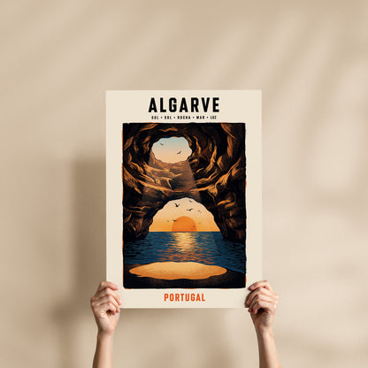 Poster Algarve format 50x70 cm affiche portugaise TifoArt
