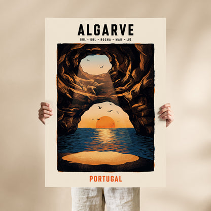 Poster Algarve format 70x100 cm affiche portugaise TifoArt