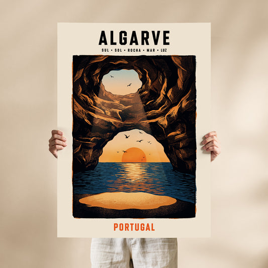 Poster Algarve format 70x100 cm affiche portugaise TifoArt