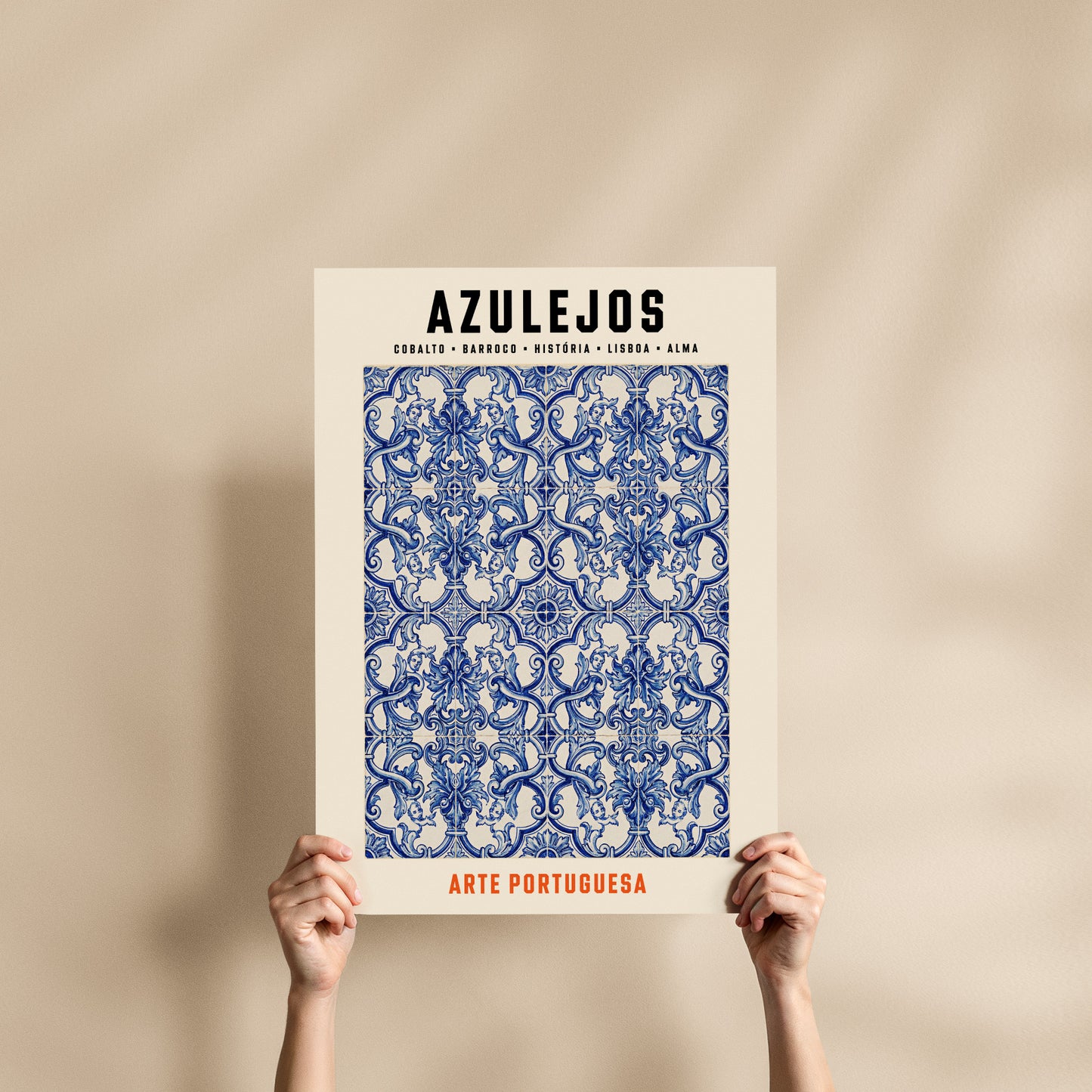 Poster Azulejos Barroco format 50x70 cm affiche portugaise TifoArt