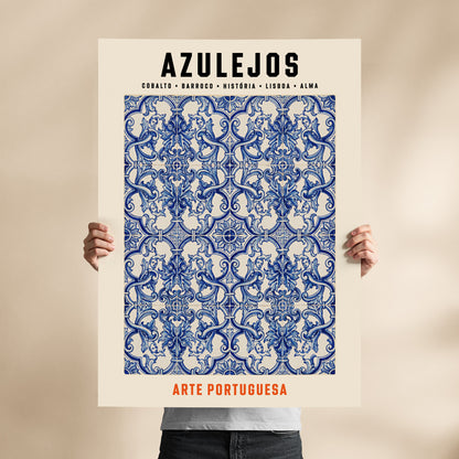 Poster Azulejos Barroco format 70x100 cm affiche portugaise TifoArt
