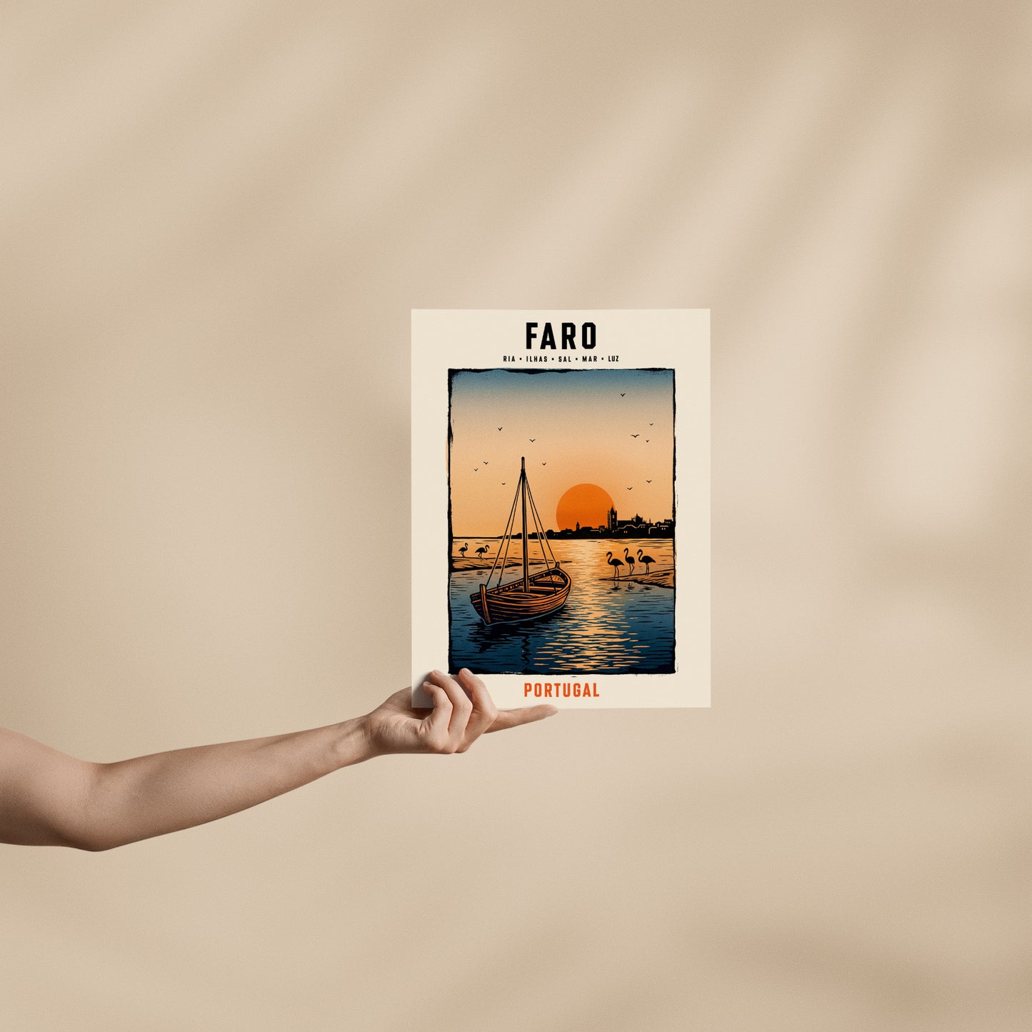 Poster Faro format 30x40 cm affiche portugaise TifoArt