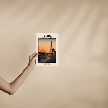 Poster Fátima format 21x30 cm affiche portugaise TifoArt