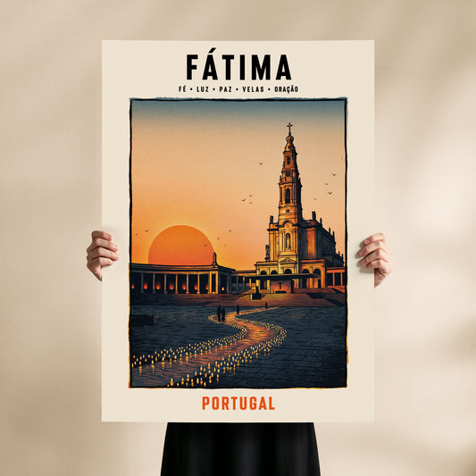 Poster Fátima format 70x100 cm affiche portugaise TifoArt