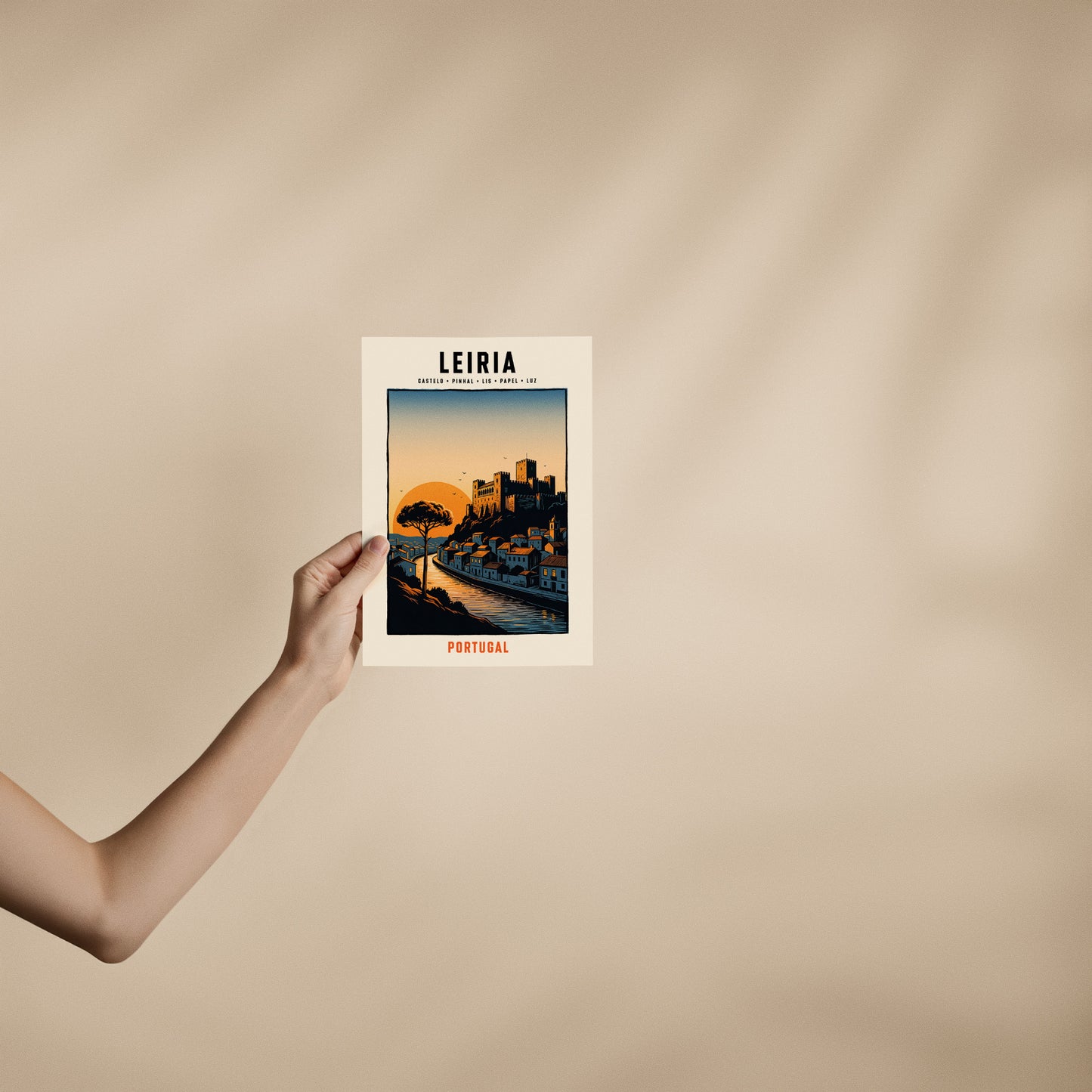 Poster Leiria format 21x30 cm affiche portugaise TifoArt