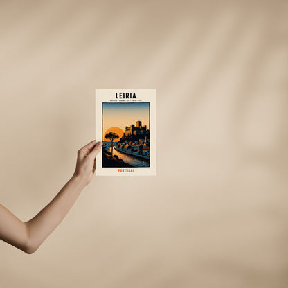 Poster Leiria format 21x30 cm affiche portugaise TifoArt